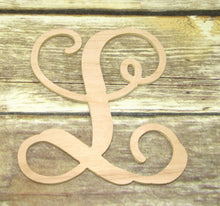 Wooden Single Letter Initials