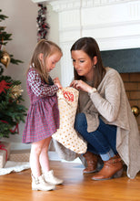 Classic Gold Dot Stocking with Personalization