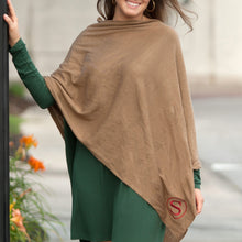 Taupe Chelsea Poncho - Personalized