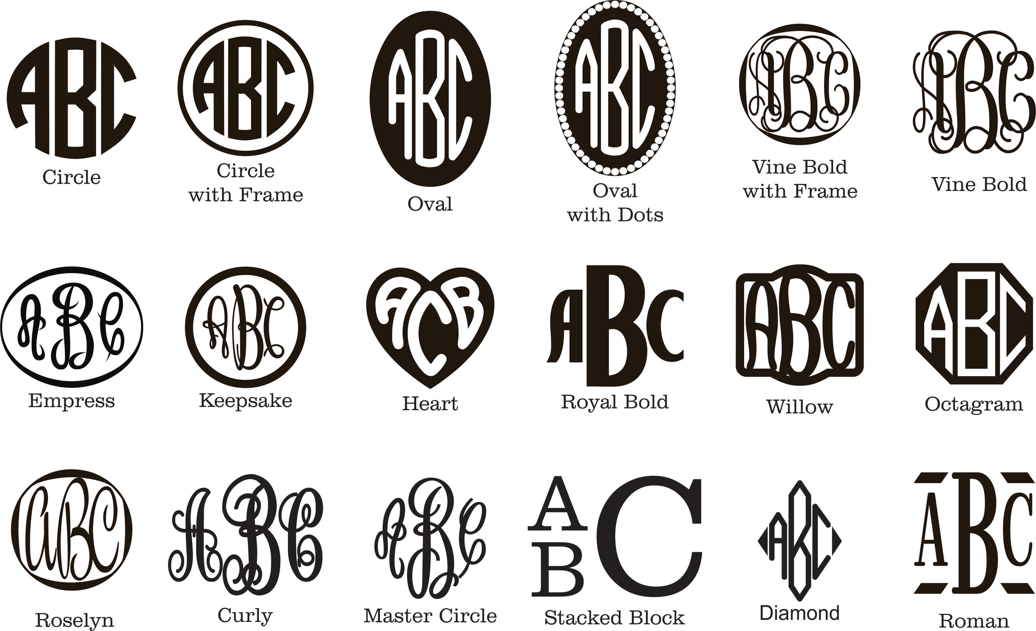 Monogram Wooden Sign Cut-out 22 – Personalized to Impress