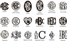 Monogram Wooden Sign Cut-out 22"